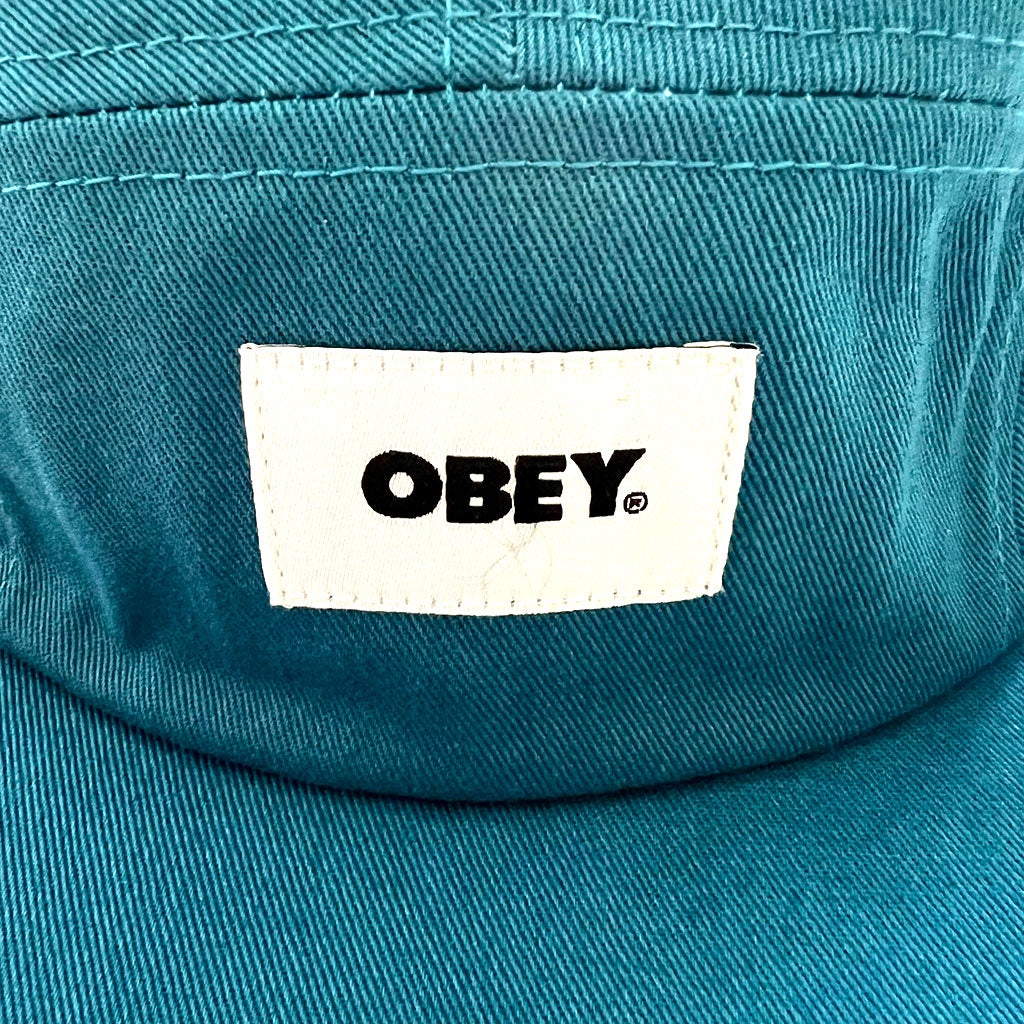 OBEY - Bold Label Organic Men's 5 Panel, Blue Sapphire