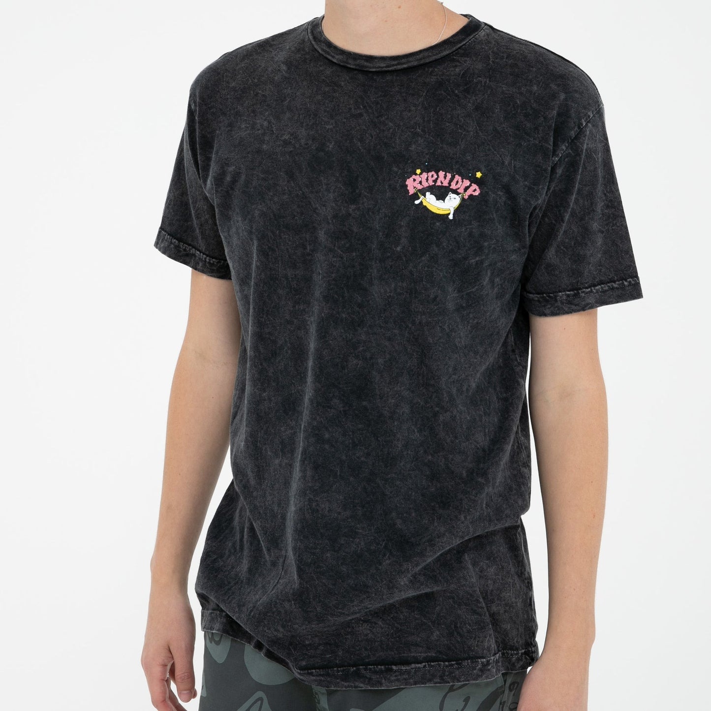 RIPNDIP - High On Life Men's Tee - Black Mineral Wash