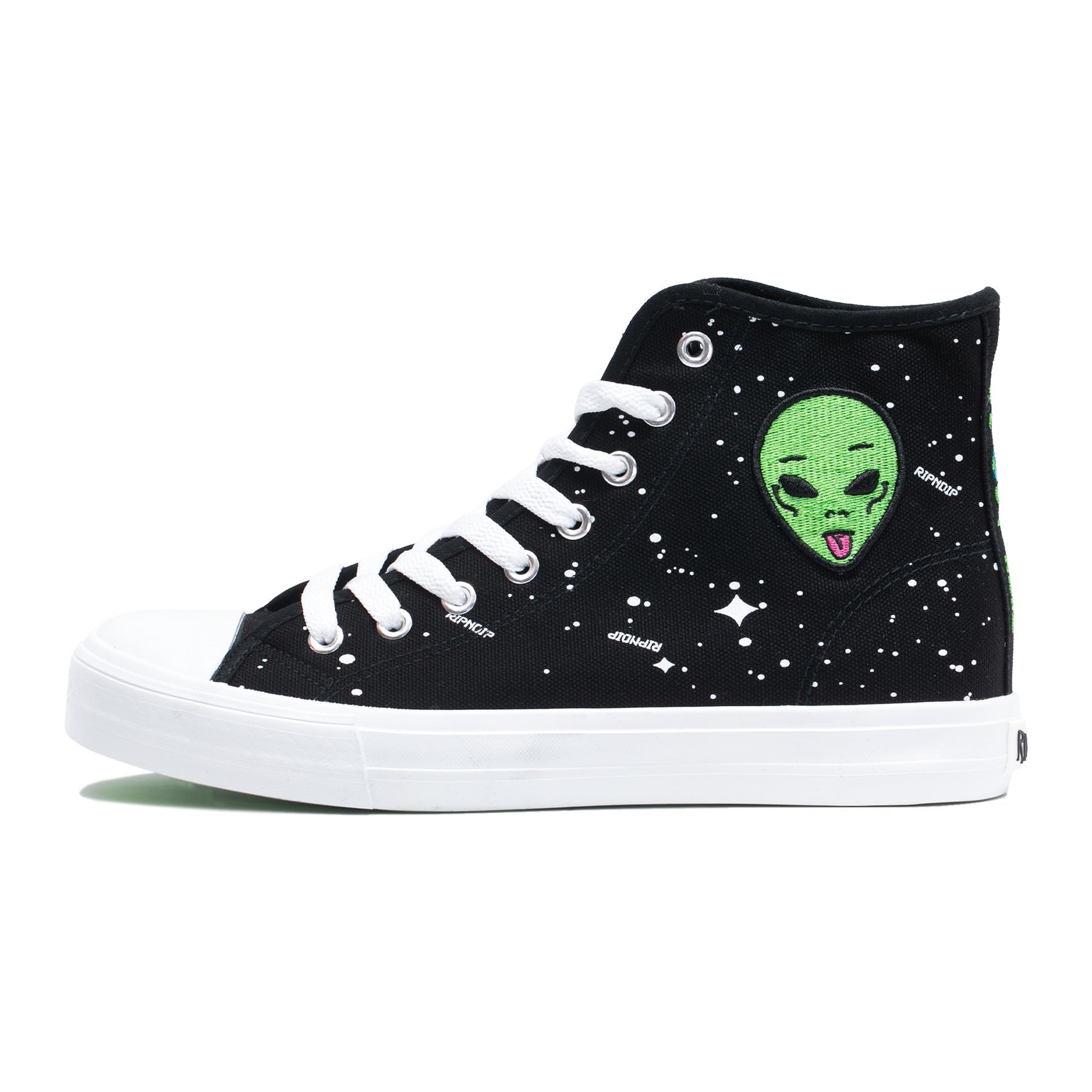 RIPNDIP We Out Here High Top Shoes, Black – The Giant Peach