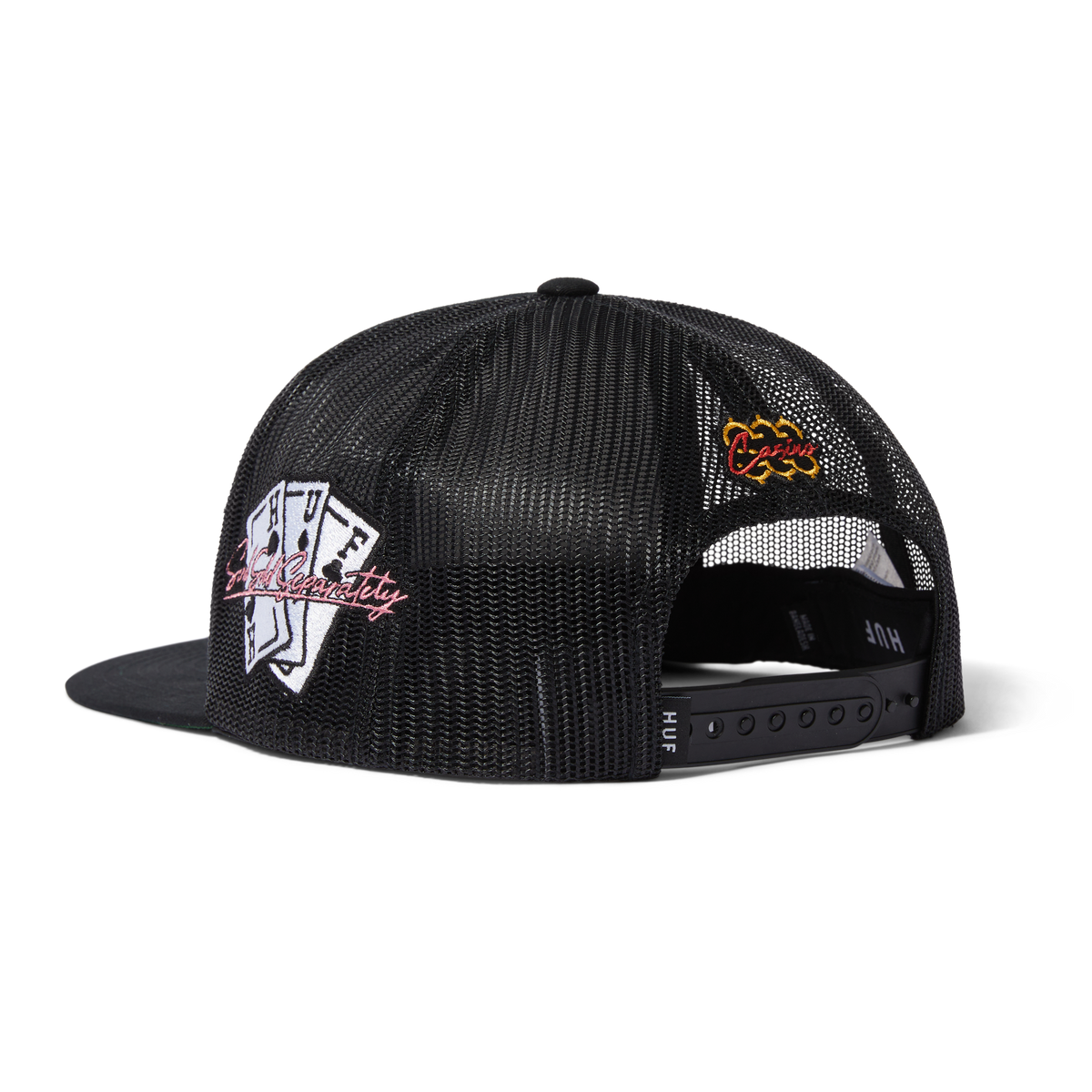 HUF x Freddie Gibbs - Triple 7 Trucker Cap, Black