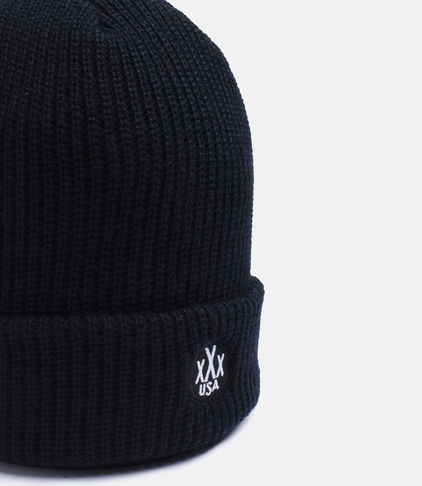 10Deep - Dot Logo Knit Beanie, Black - The Giant Peach