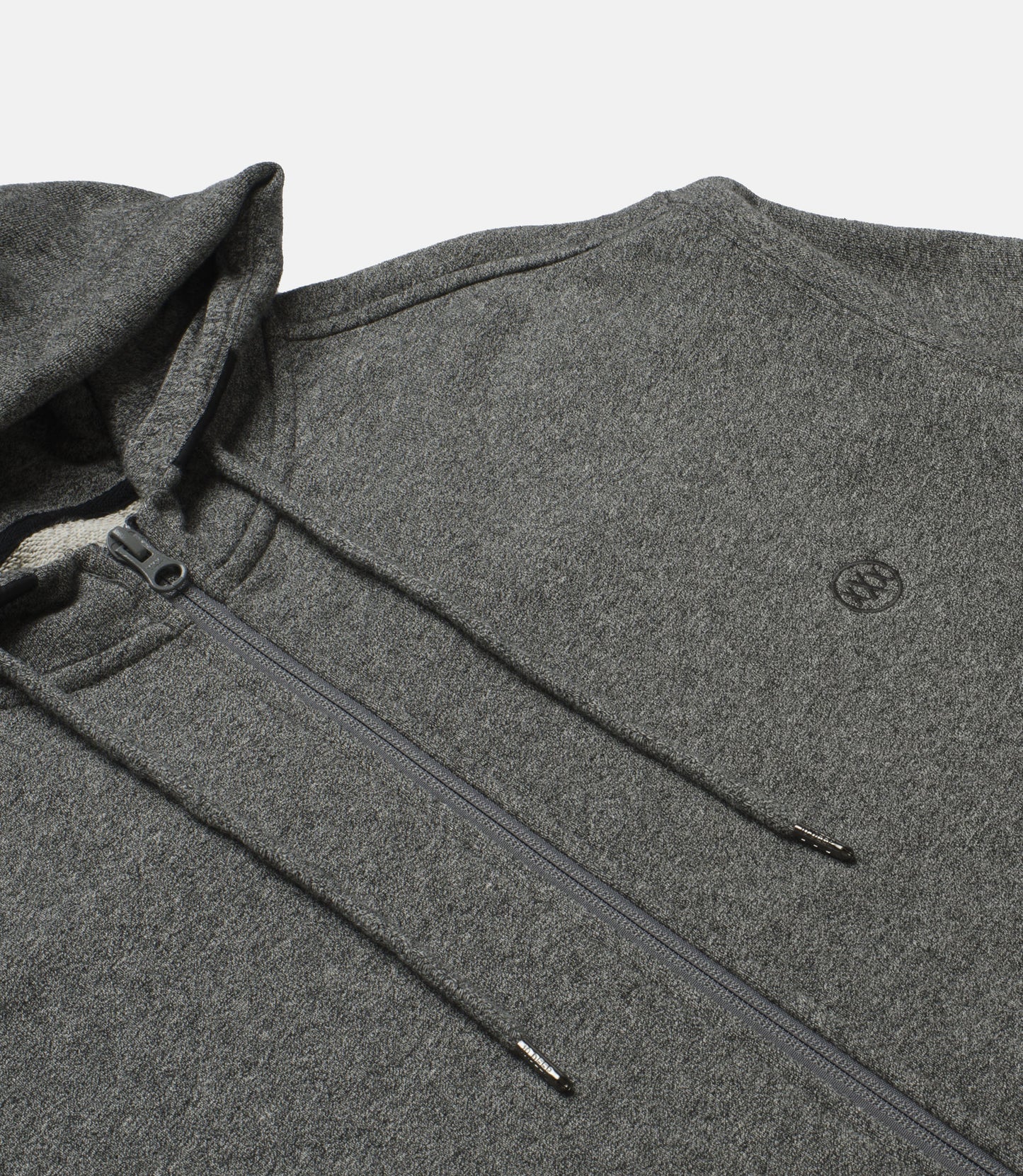 10Deep - Scooptail Men's Fleece Parka, Grey Marl - The Giant Peach