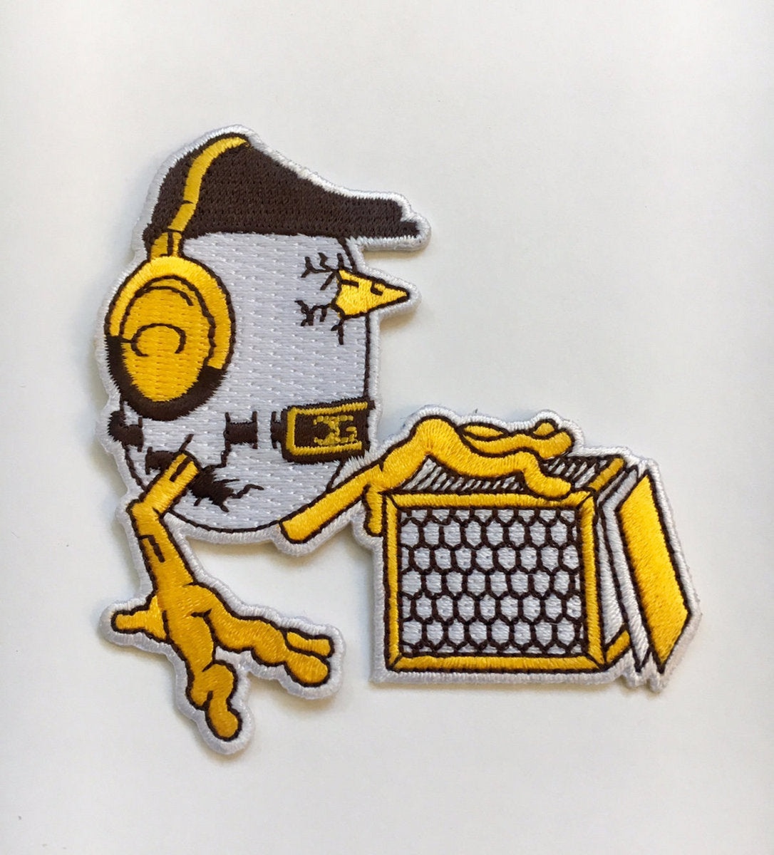 DJ Chicken George - Chicken Scratch Embroidered Patch