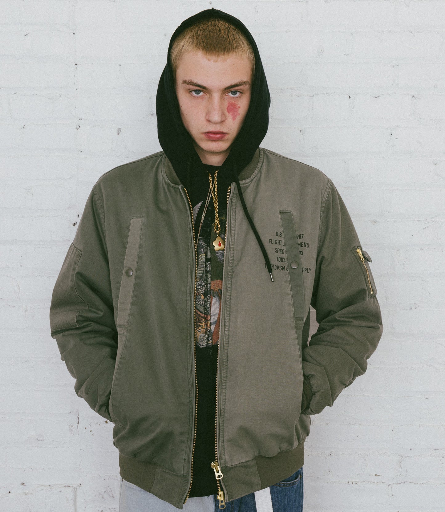 10Deep - Surplus Aviator Men's Jacket, Army - The Giant Peach