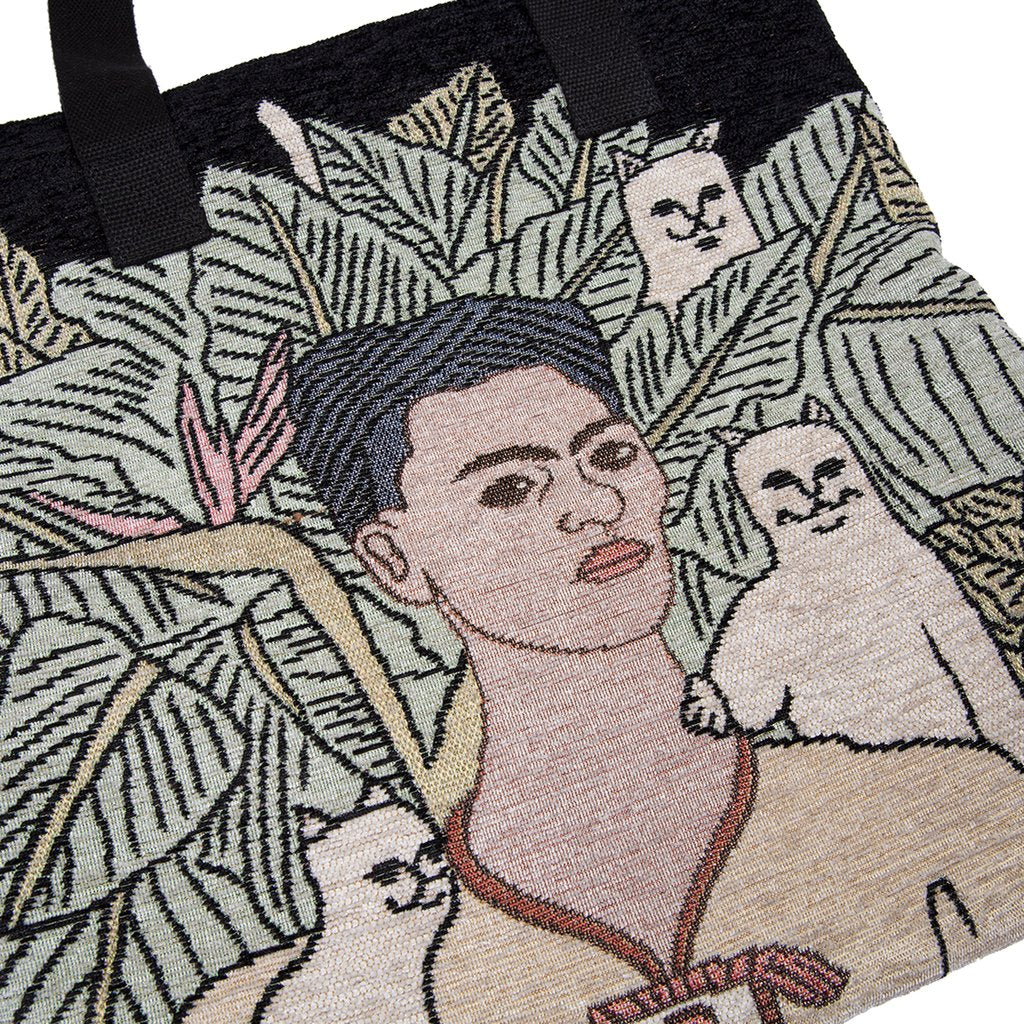RIPNDIP - Self Portrait Tapestry Tote Bag, Black