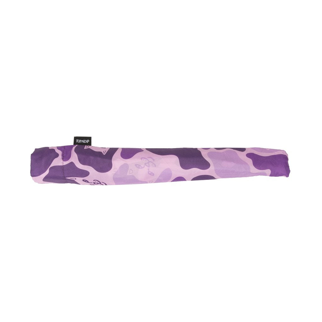 RIPNDIP - Camo Umbrella Hat, Purple