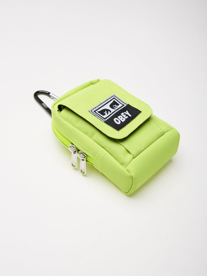 OBEY - Drop Out Utility Small Bag, Safety Green - The Giant Peach