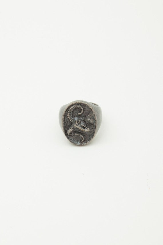 OBEY - Borderline Ring, Silver Oxidize - The Giant Peach