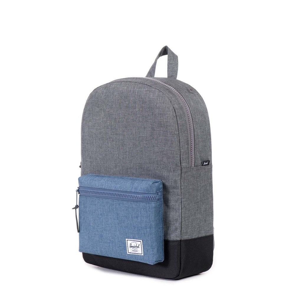 Herschel Supply Co. - Settlement Backpack, Charcoal Navy Crosshatch - The Giant Peach