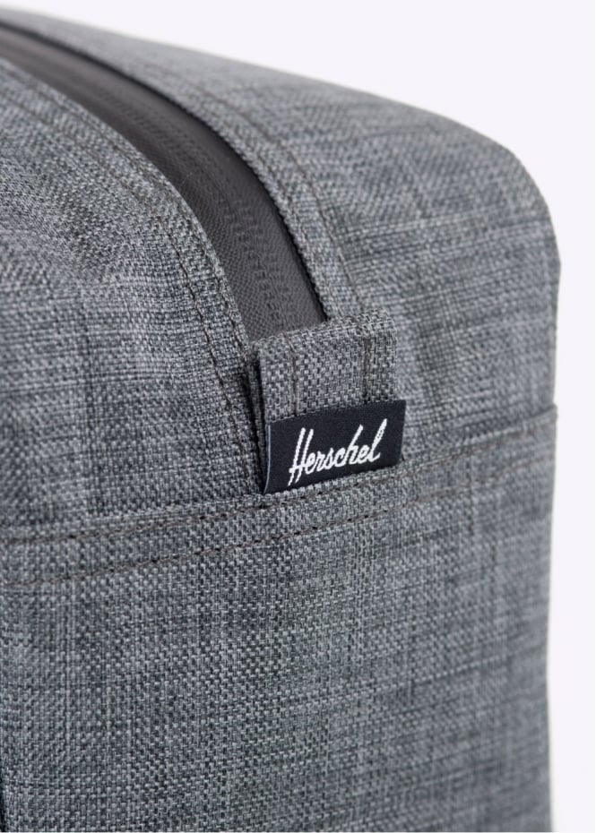 Herschel Supply Co - Chapter Travel Kit, Charcoal Crosshatch