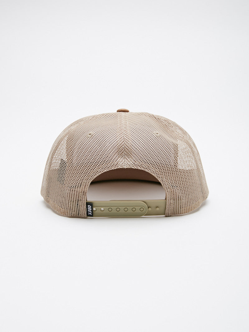 OBEY - Established 89 Trucker II Hat, Tapenade - The Giant Peach
