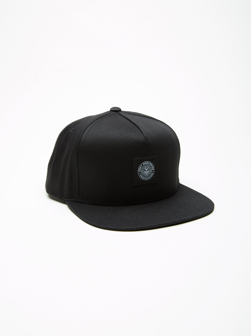 OBEY - Worldwide Seal Men's Snapback, Black - The Giant Peach