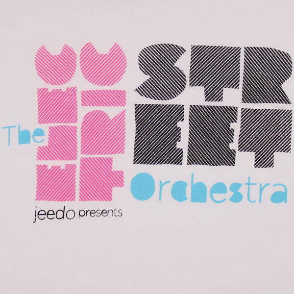 101 Apparel - Jeedo Electric Street Orchestra Men's Shirt, White - The Giant Peach