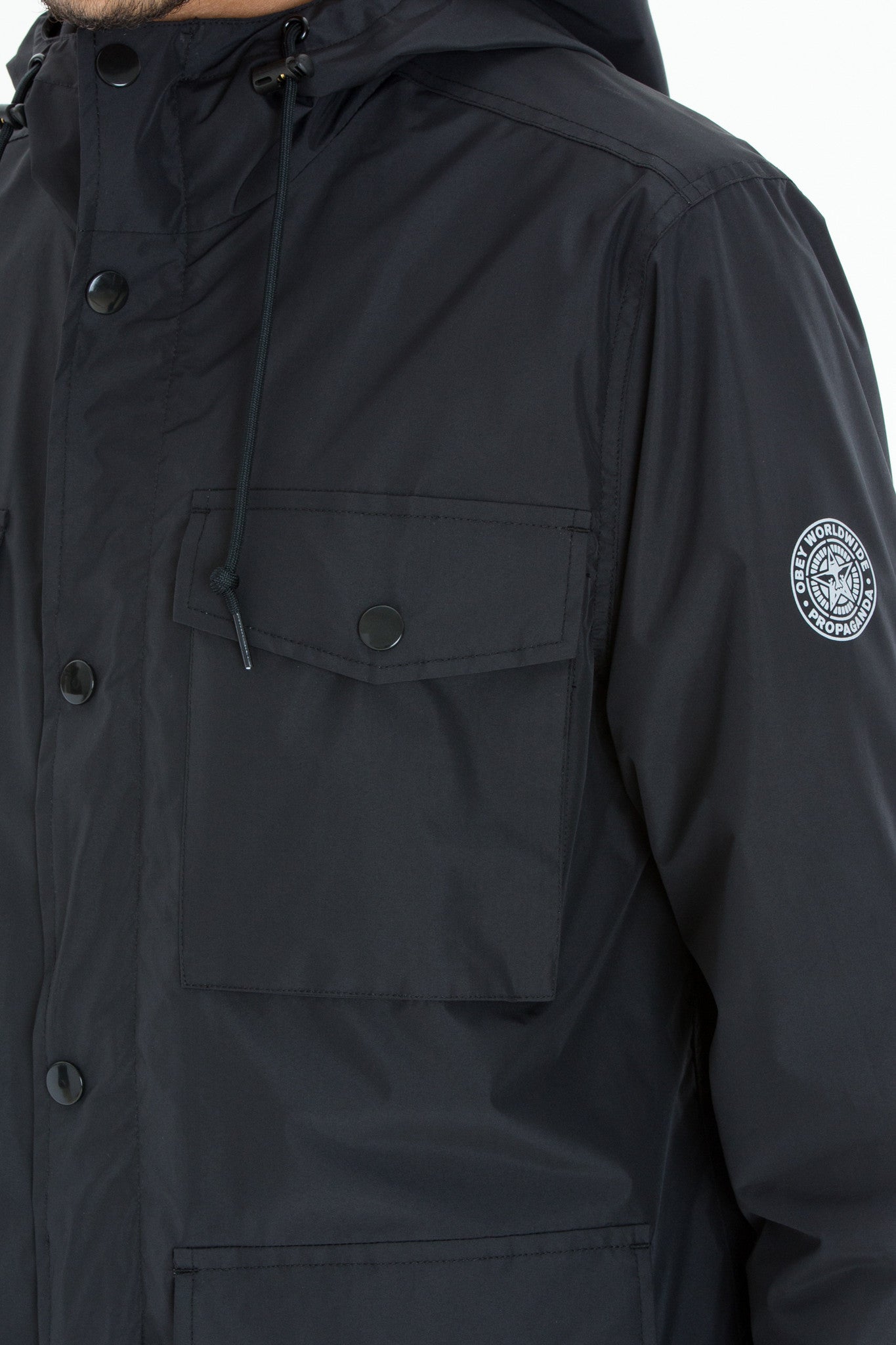 OBEY - Road Trip Men's Jacket, Black - The Giant Peach