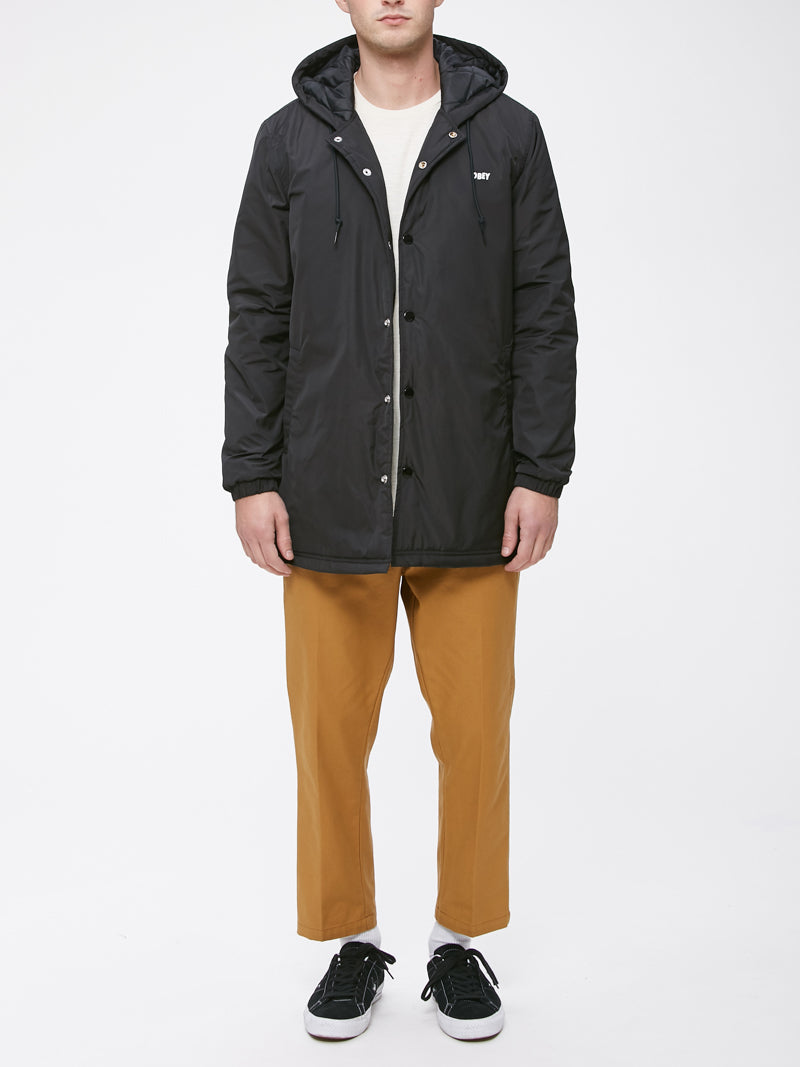 OBEY - Singford II Men's Jacket, Black - The Giant Peach