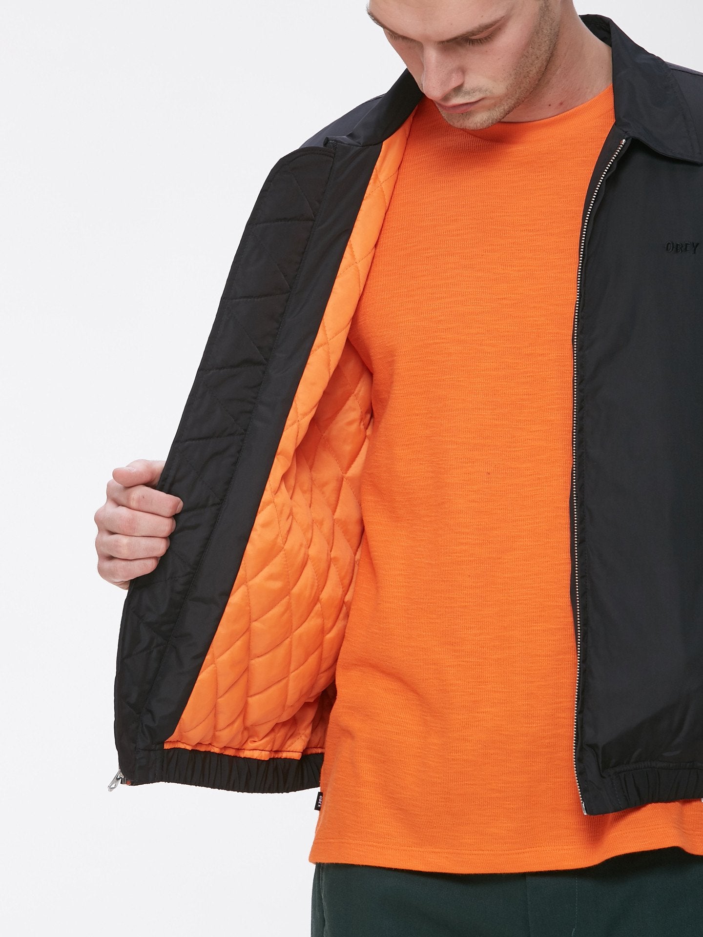 OBEY - Mission Men's Jacket, Black - The Giant Peach