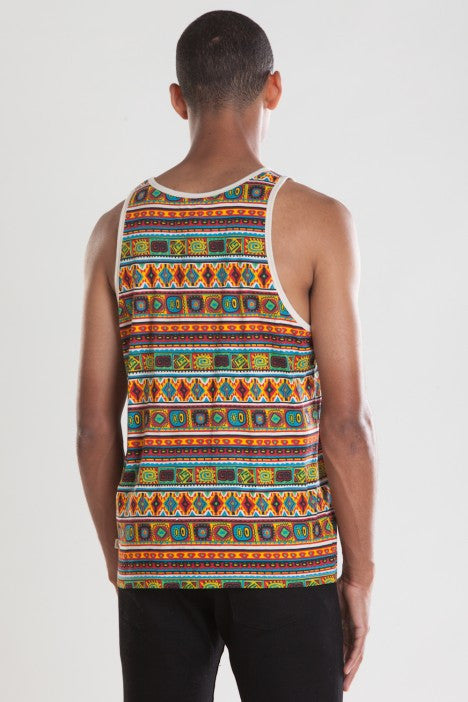 OBEY - Prince Men's Tank, Multi - The Giant Peach