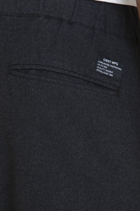 OBEY - Traveler Scatter Twill Men's Pant, Black Multi - The Giant Peach