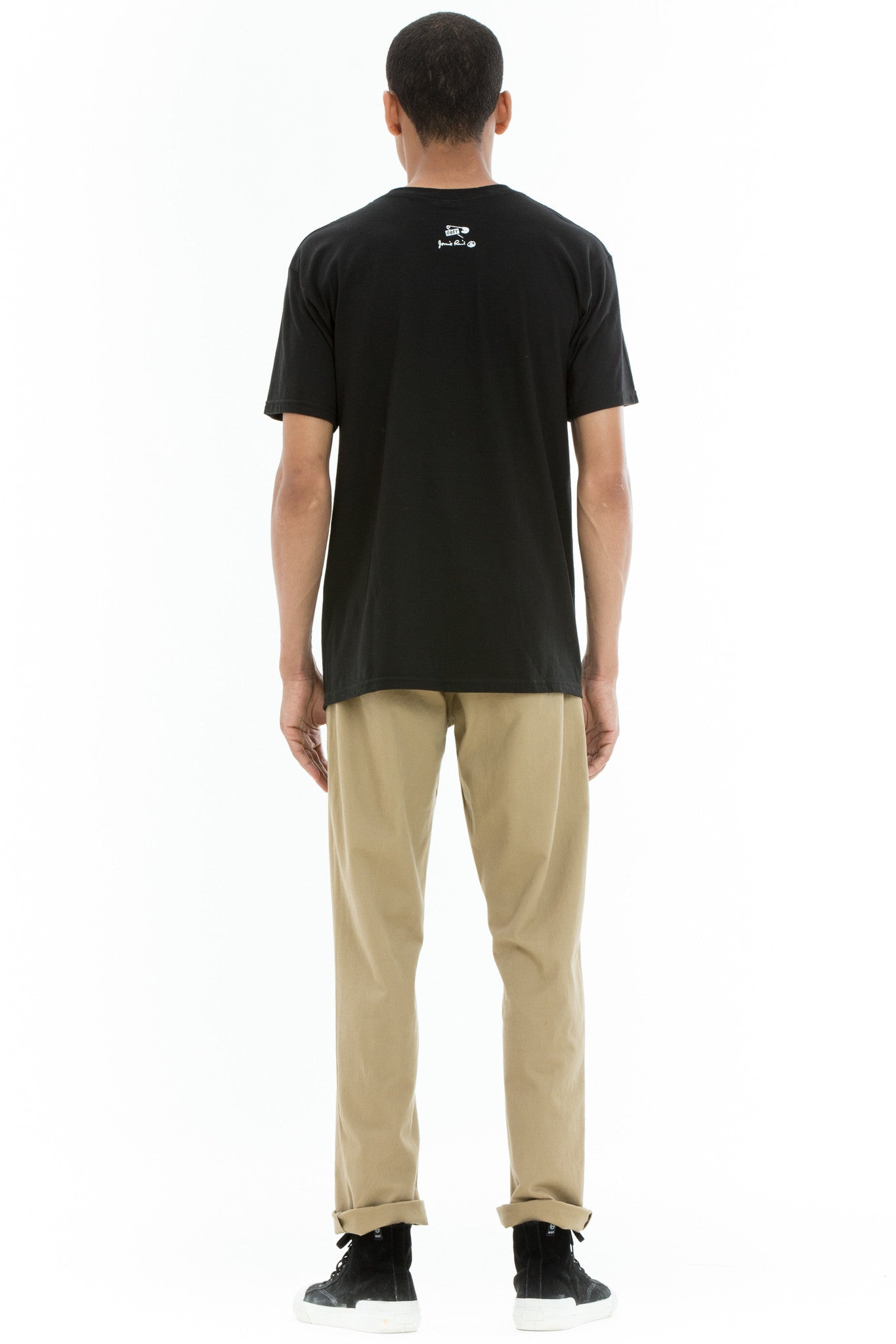 OBEY x Jamie Reid - Democracy Gasps For Air Men's Shirt, Black - The Giant Peach