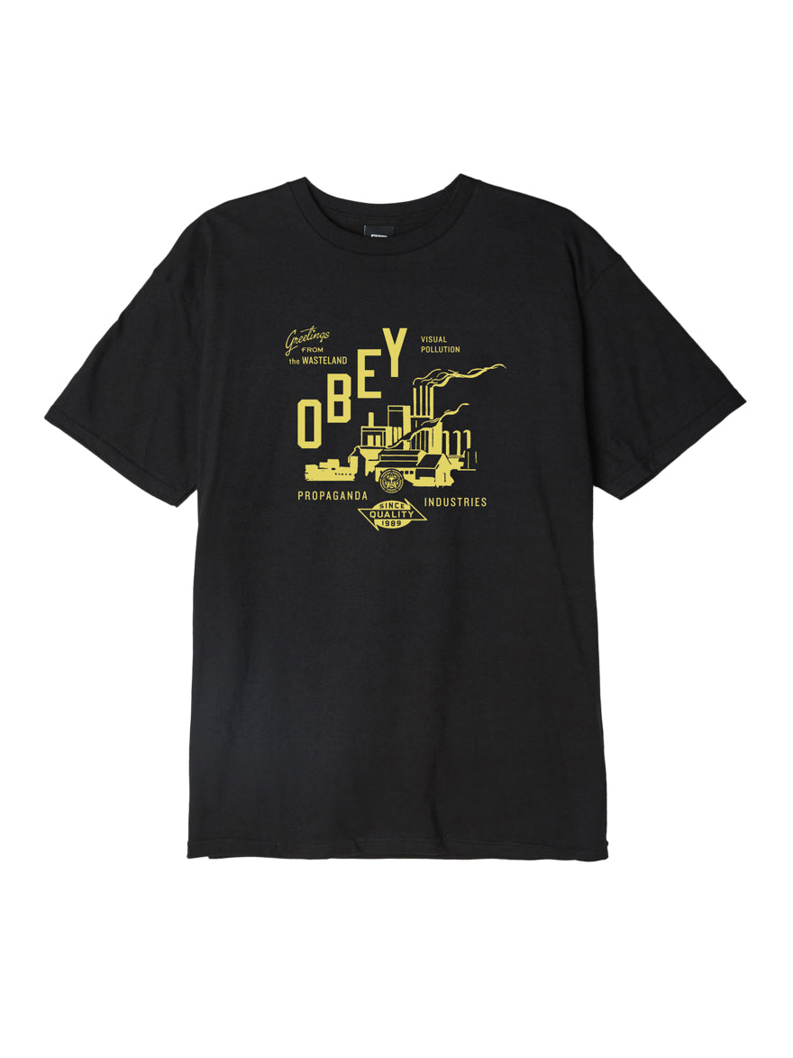 OBEY - Wasteland Men's Tee, Black