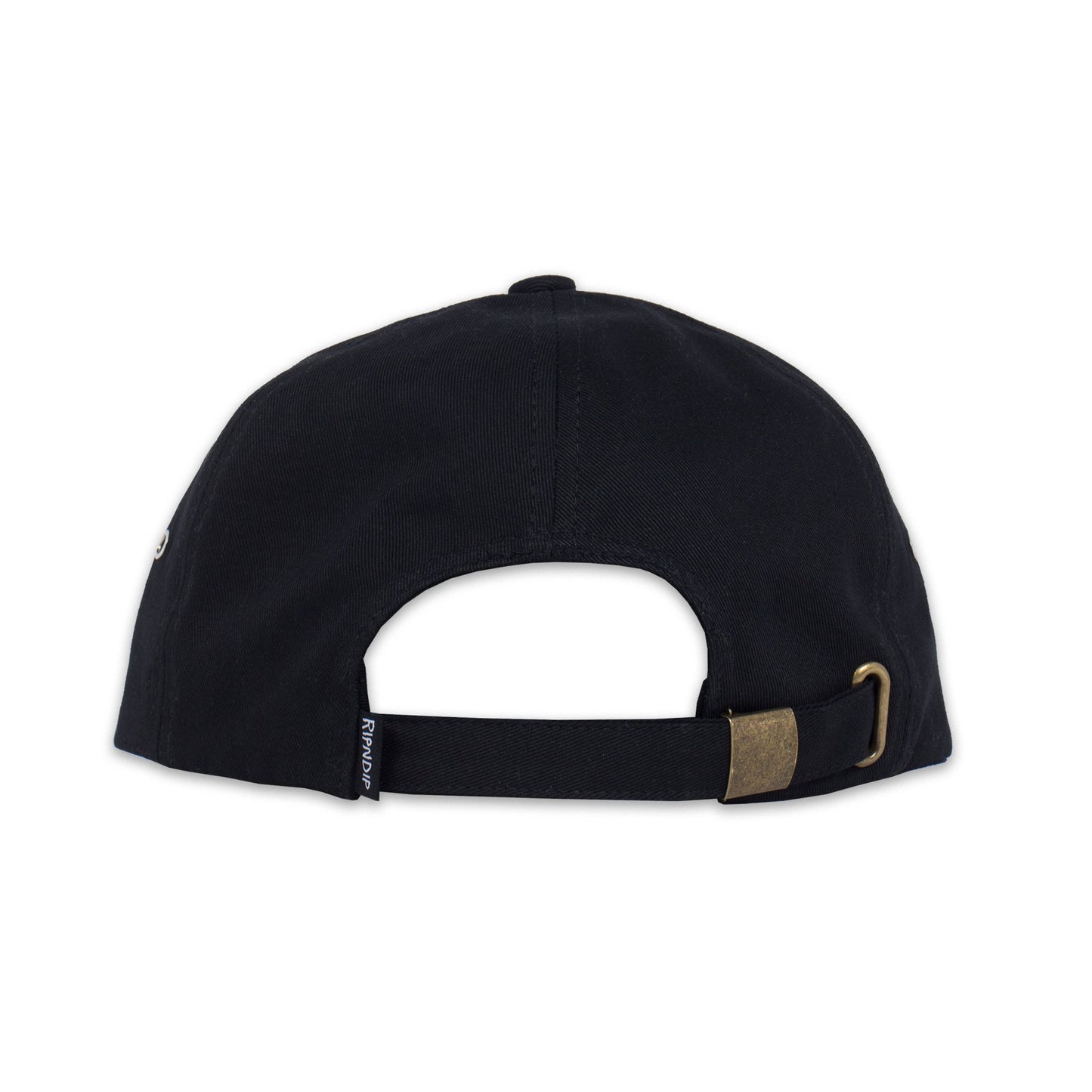 RIPNDIP - Lord Nermal 6 Panel Pocket Hat, Black - The Giant Peach