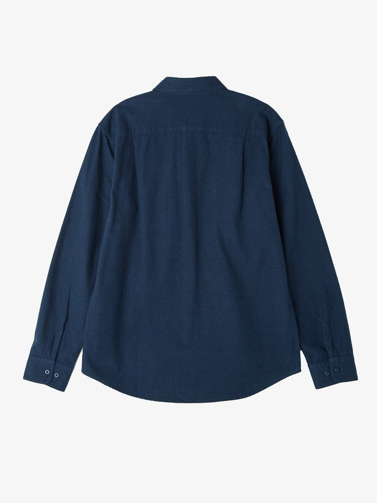 OBEY - Gunner Woven L/S Men's Shirt, Navy - The Giant Peach