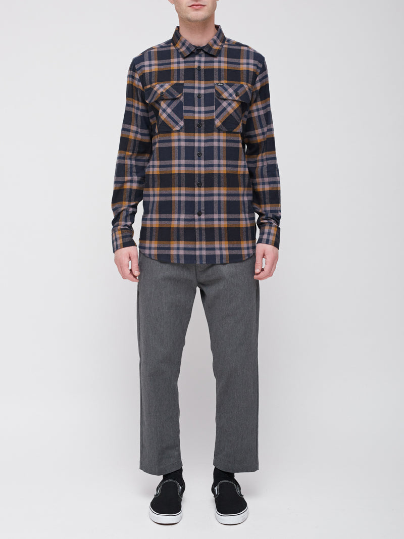 OBEY - Canvas Men's Woven Shirt, Dark Navy Multi - The Giant Peach