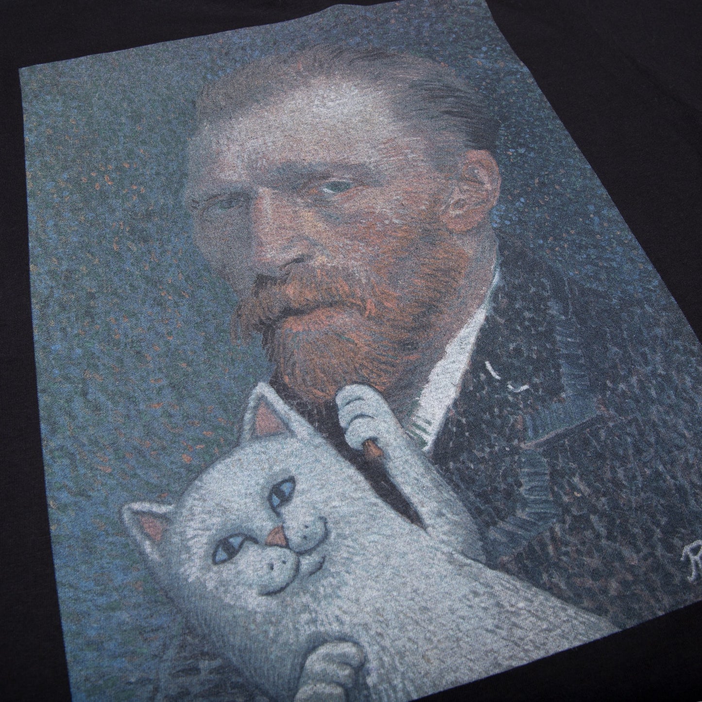 RIPNDIP - Van Nermal Men's Tee, Black - The Giant Peach