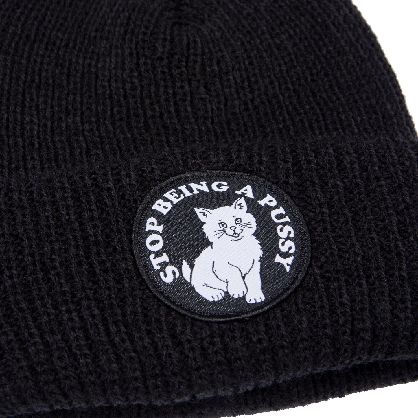 RIPNDIP - SBAP Men's Rib Beanie, Black - The Giant Peach