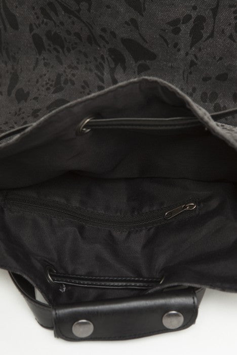 OBEY - Antwerp Bucket Backpack, Black Multi - The Giant Peach