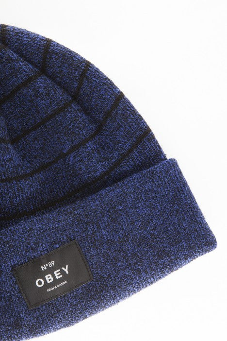 OBEY - Vernon Beanie, Cobalt/Black - The Giant Peach