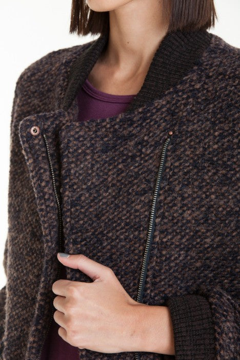 OBEY - Sophie Women's Jacket, Brown Multi - The Giant Peach