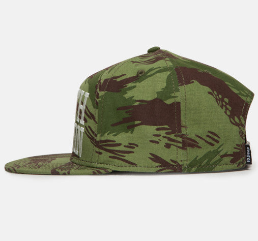 10Deep - 10th DVSN Snapback Cap, Swipes Camo - The Giant Peach