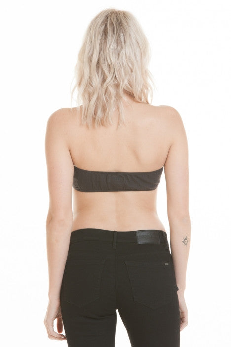 OBEY -Weekend Alibi Women's Bandeau, Licorice - The Giant Peach