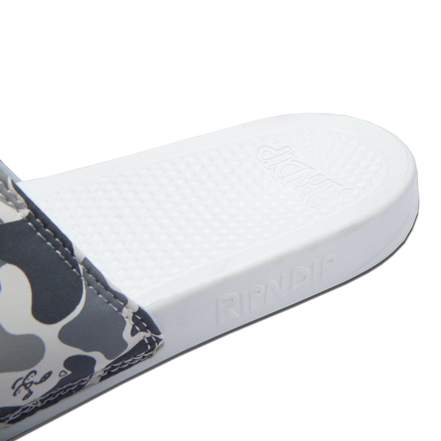 RIPNDIP - Lord Nermal Slides, Snow Camo - The Giant Peach