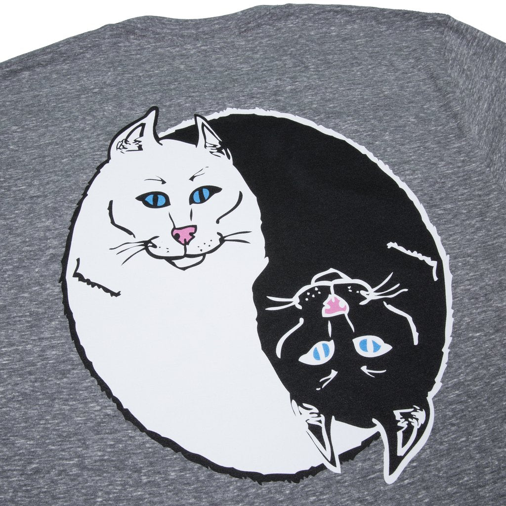 RIPNDIP - Nermal Yang Men's Tee, Heather Grey