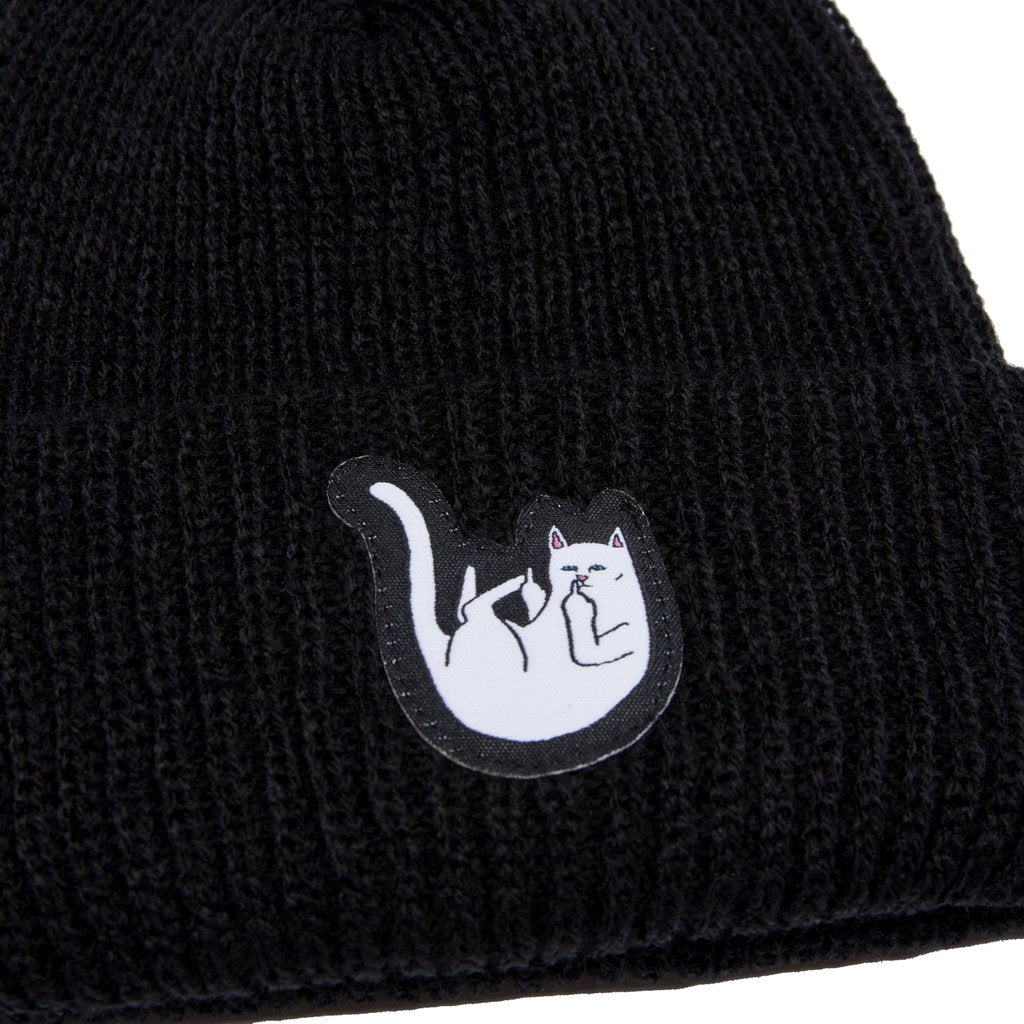 RIPNDIP - Falling For Nermal Men's Rib Beanie, Black