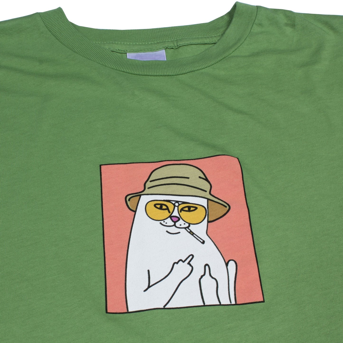 RIPNDIP - Nermal S. Thompson Men's Tee, Olive - The Giant Peach