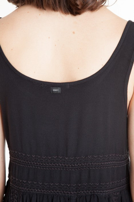 OBEY - Harrison Dress, Black - The Giant Peach