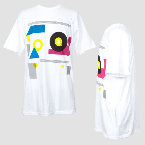 Free Gold Watch x Quannum - Memorex Men's Shirt , White - The Giant Peach