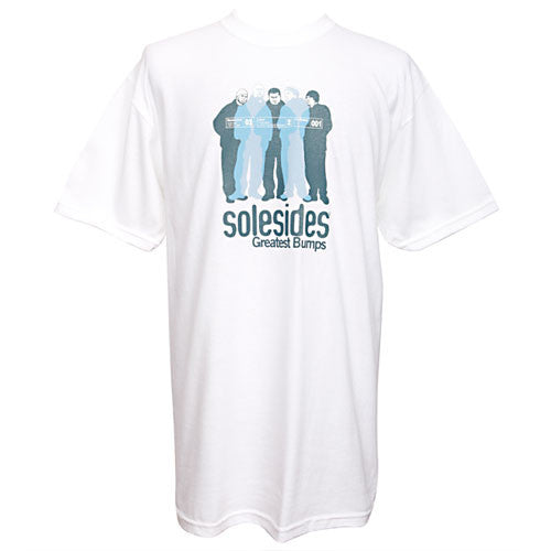 Solesides - Greatest Bumps Men's Shirt, White – The Giant Peach Solesides - Greatest Bumps Men's Shirt, White – The Giant Peach