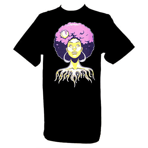 The Giant Peach x Jason Goad - Our Lady of Peach Men's Shirt, Black - The Giant Peach