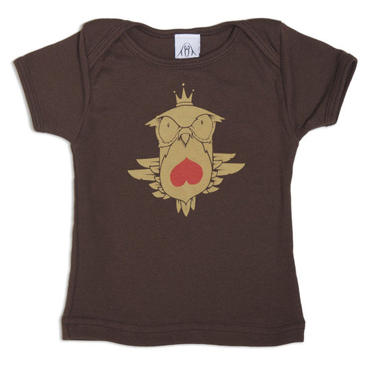 SuperFishal - Jeremy Fish Fowl Mood Kids Infant & Toddler Tee, Brown - The Giant Peach