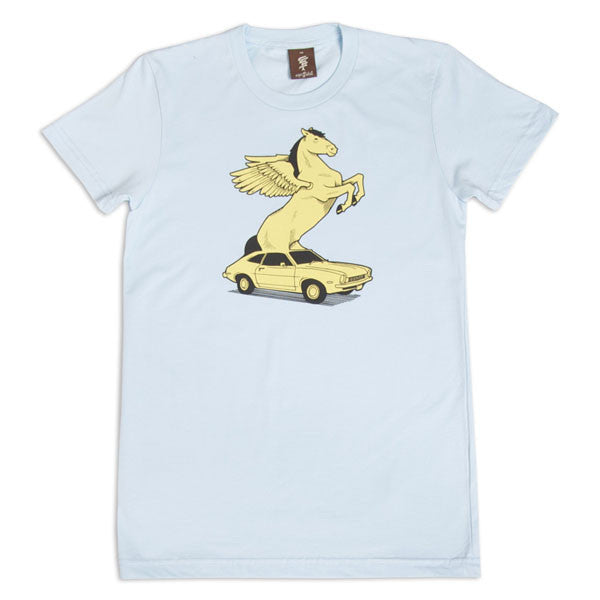 SuperFishal - Pony Power Women's Shirt, Light Blue - The Giant Peach