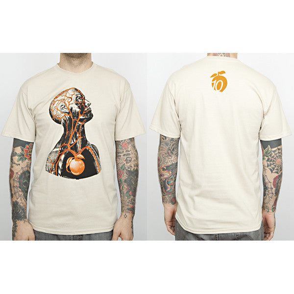 The Giant Peach - "10th Anniversary" Runs Deep Men's Shirt, Sand - The Giant Peach