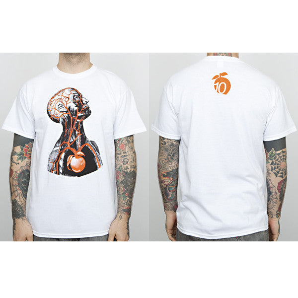 The Giant Peach - "10th Anniversary" Runs Deep Men's Shirt, White - The Giant Peach