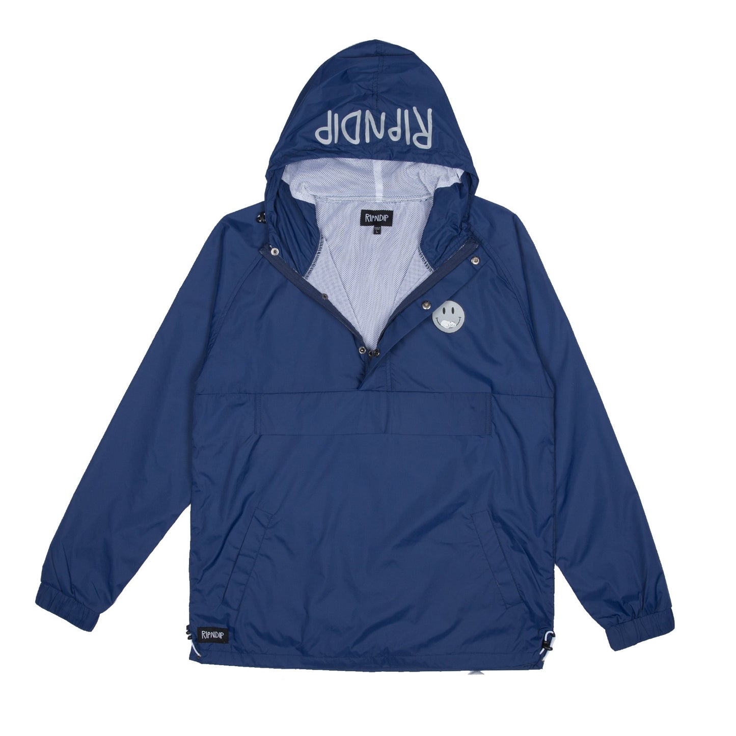 RIPNDIP - Everything Will Be OK Men's Anorak Jacket, 3M/Navy - The Giant Peach