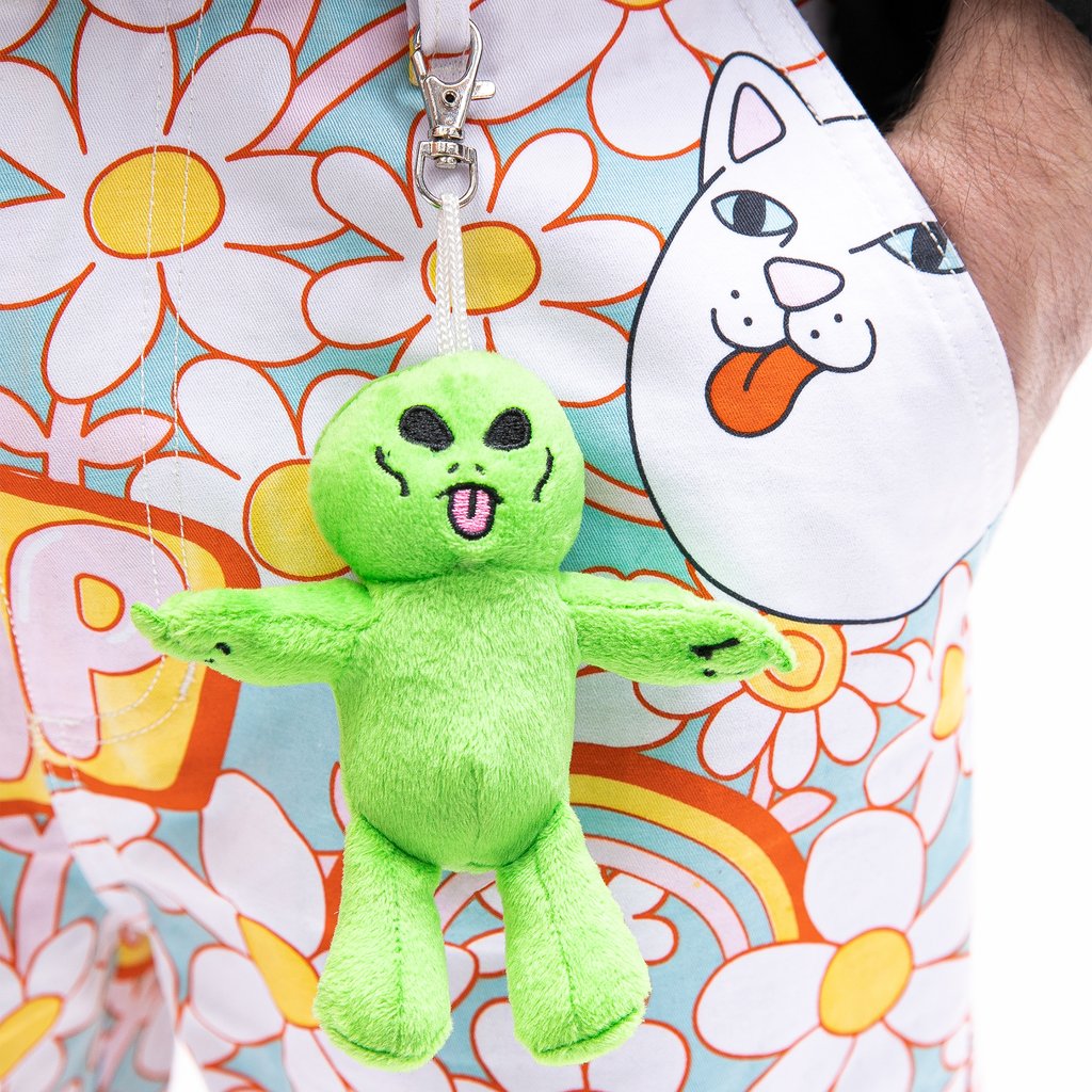 RIPNDIP - Lord Alien Plush Keychain, Green