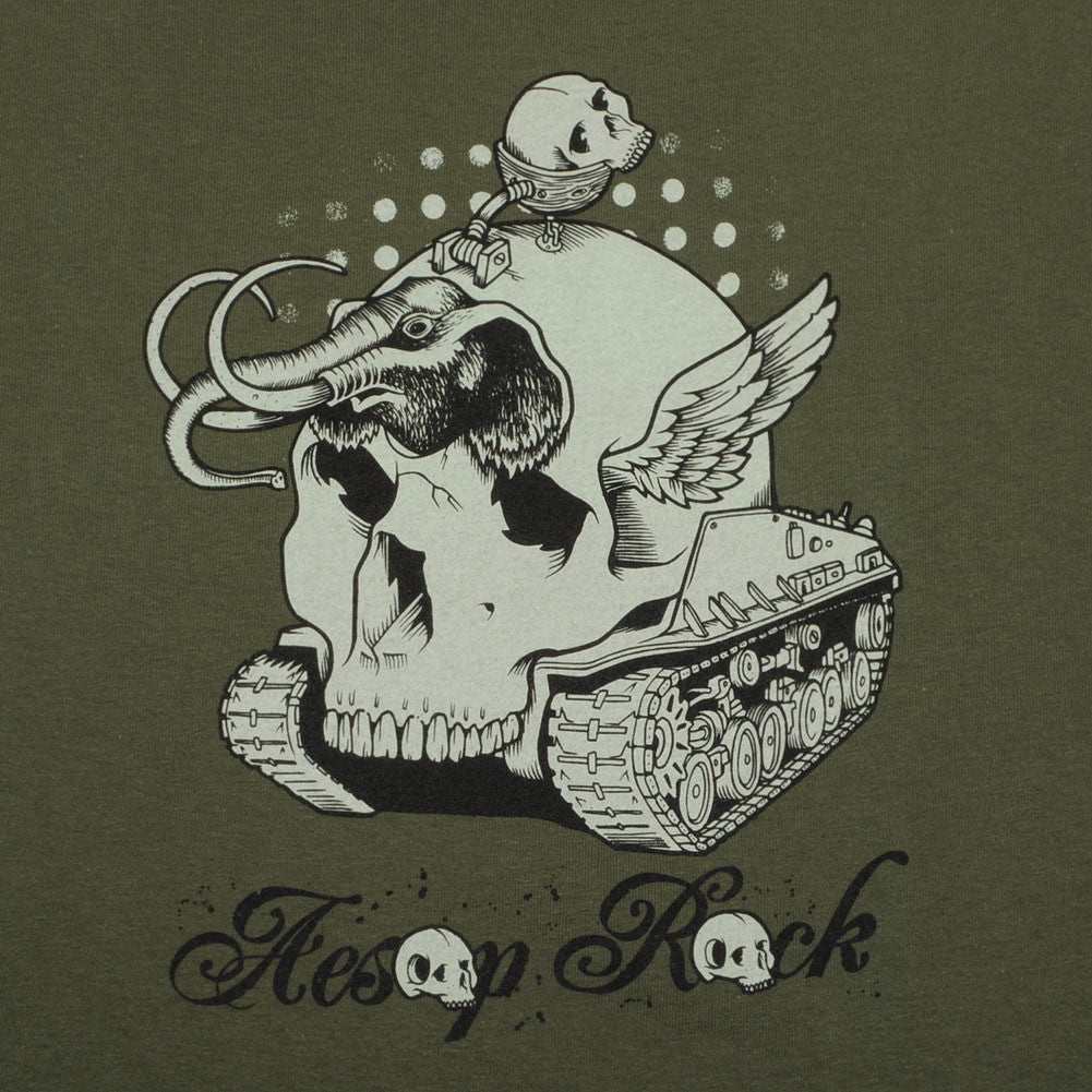Aesop Rock - Mammoth Shirt, Military Green - The Giant Peach