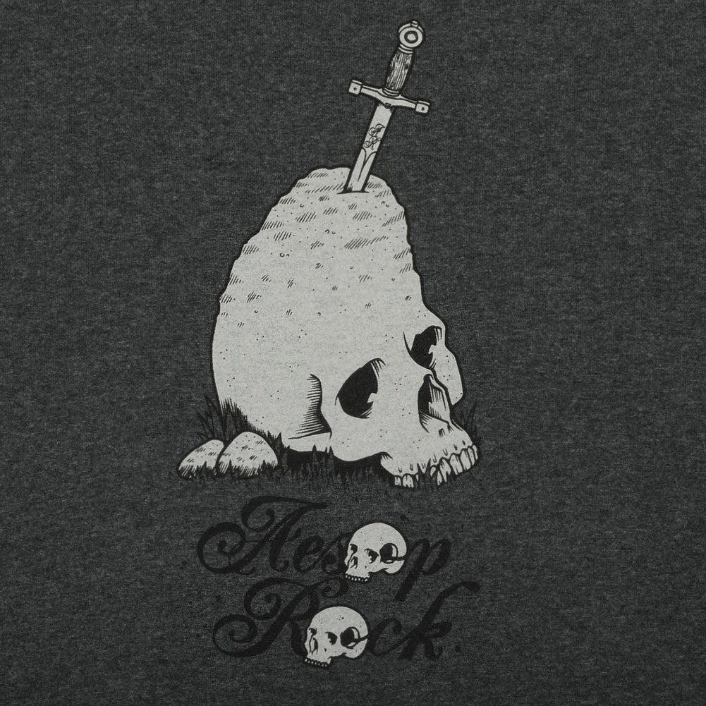 Aesop Rock - Rock Shirt, Heather Charcoal - The Giant Peach
